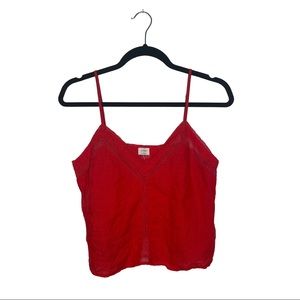Wilfred Women’s Top Cropped Camisole Red Size Small